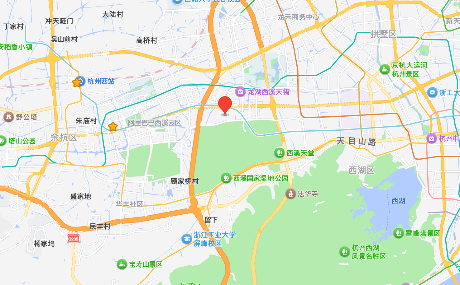 杭州秉赫信息技术有限公司地图位置